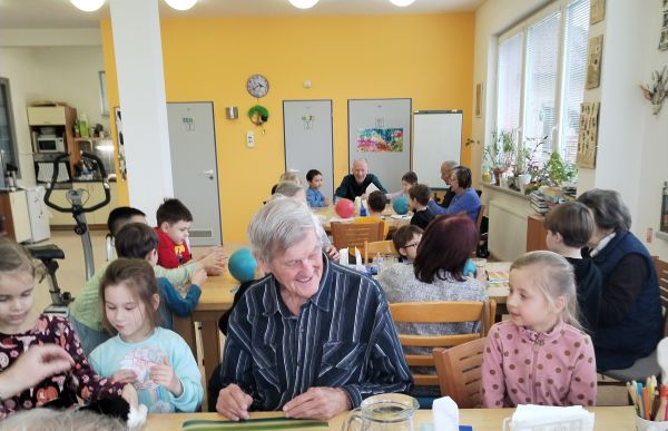 Děti z MŠ Litvínovská 490 navštívily Denní stacionář v Hejnické ulici